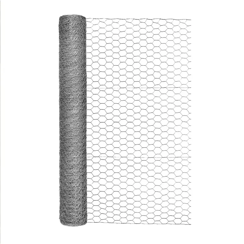 Garden Craft 36 in. H X 50 ft. L Galvanized Steel Poultry Netting 1 in. - Open Box