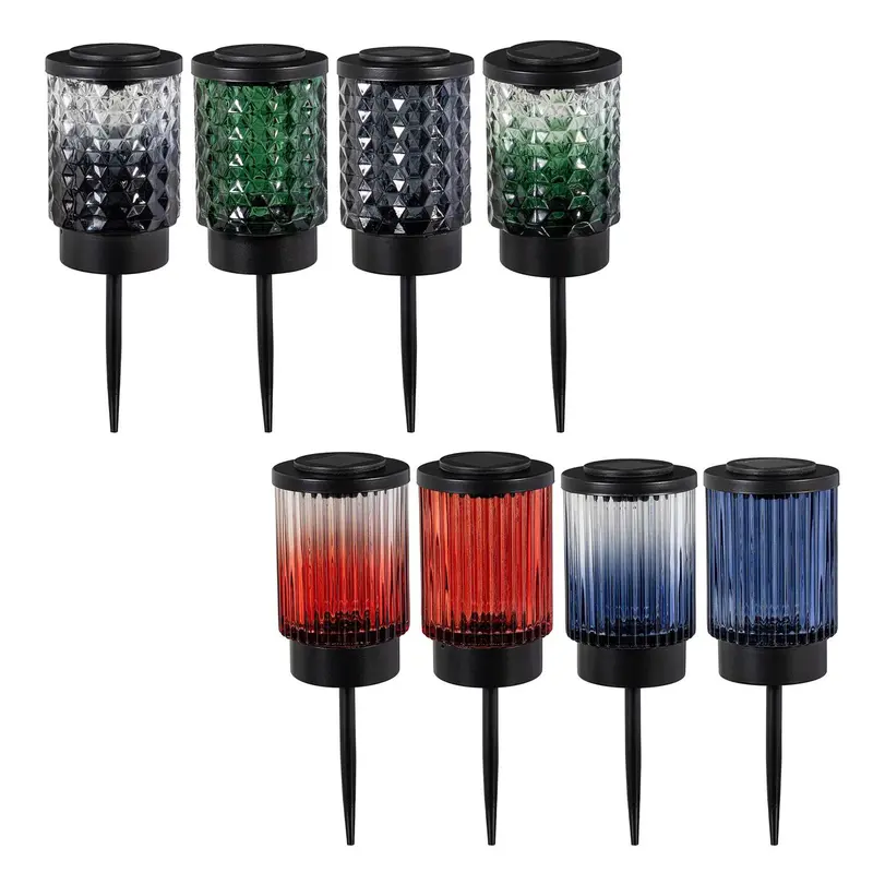 Garden Path Lighting Pallet Program Solar Glass Pathway Light, total 8 Colors, 176pcs