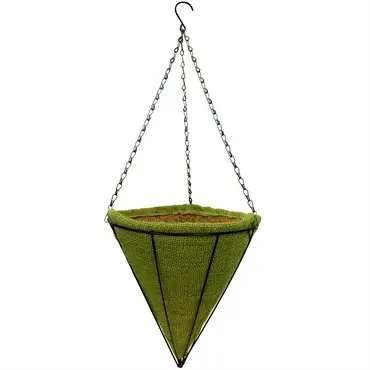 Gardener Select Jute Cone Hanging Basket