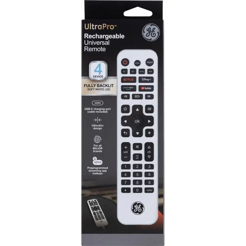 GE Programmable Universal Remote Control