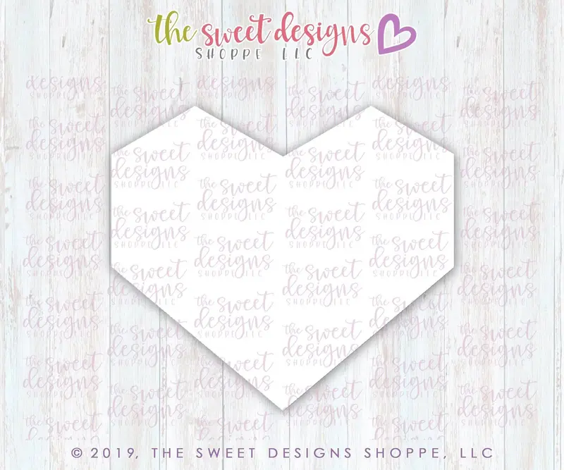 Gem Heart - Cookie Cutter