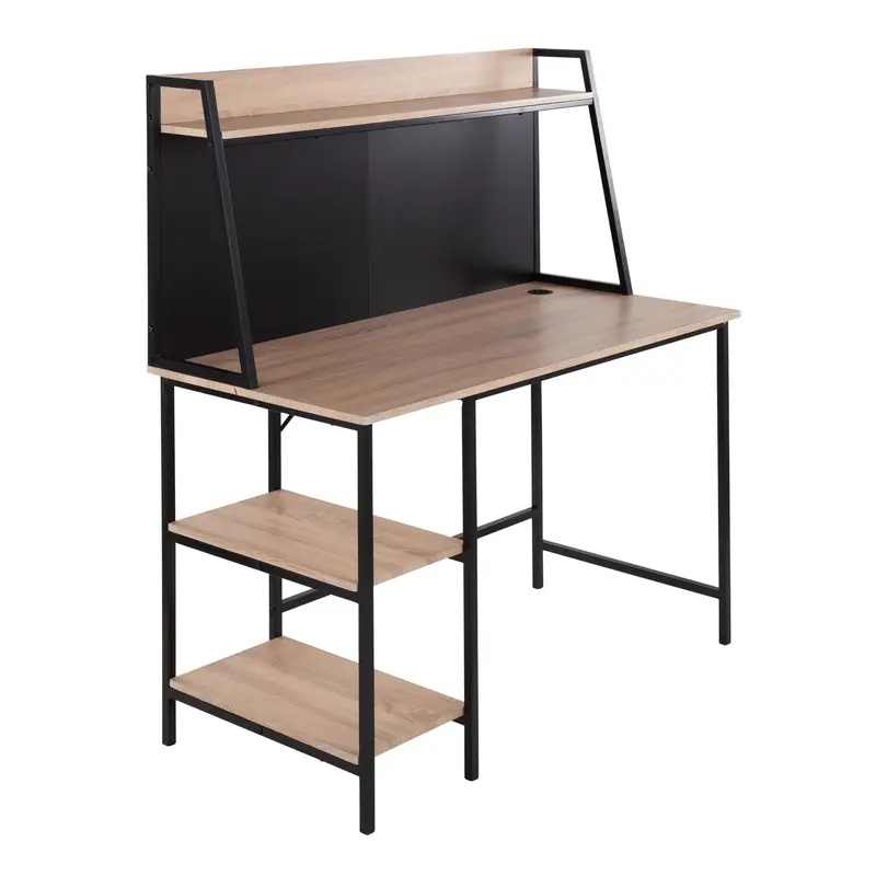 Geo Shelf Desk Natural By LumiSource