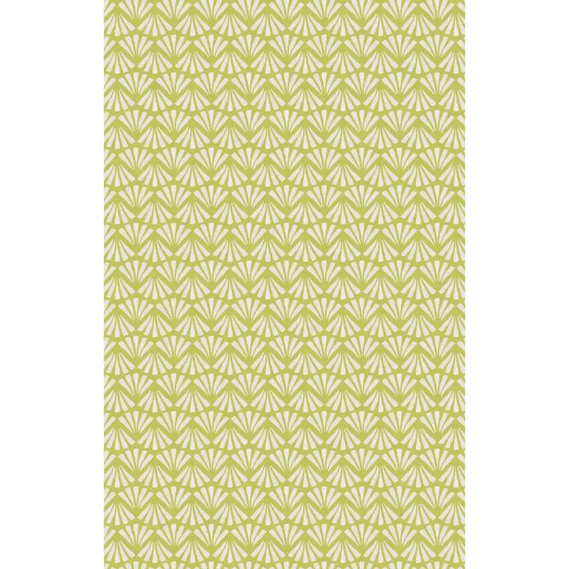 Geometry Multi Polyester Lime Kitchen Towel 1 pk (Pack of 2)