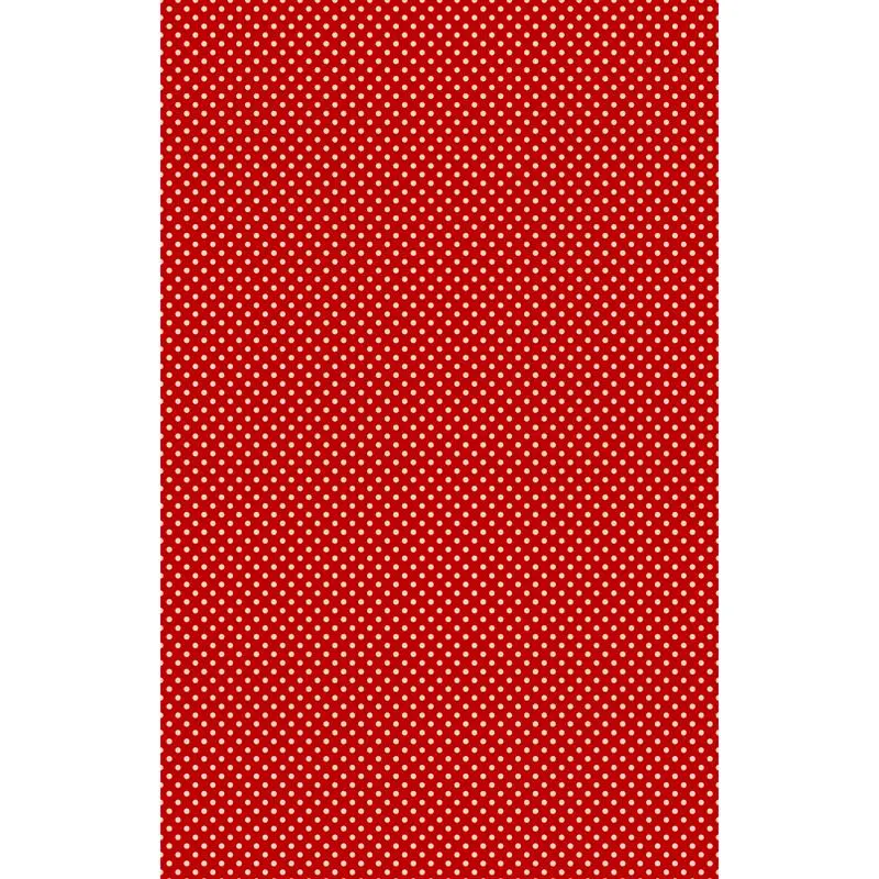 Geometry Multicolor Polyester Dotty Red Kitchen Towel 1 pk