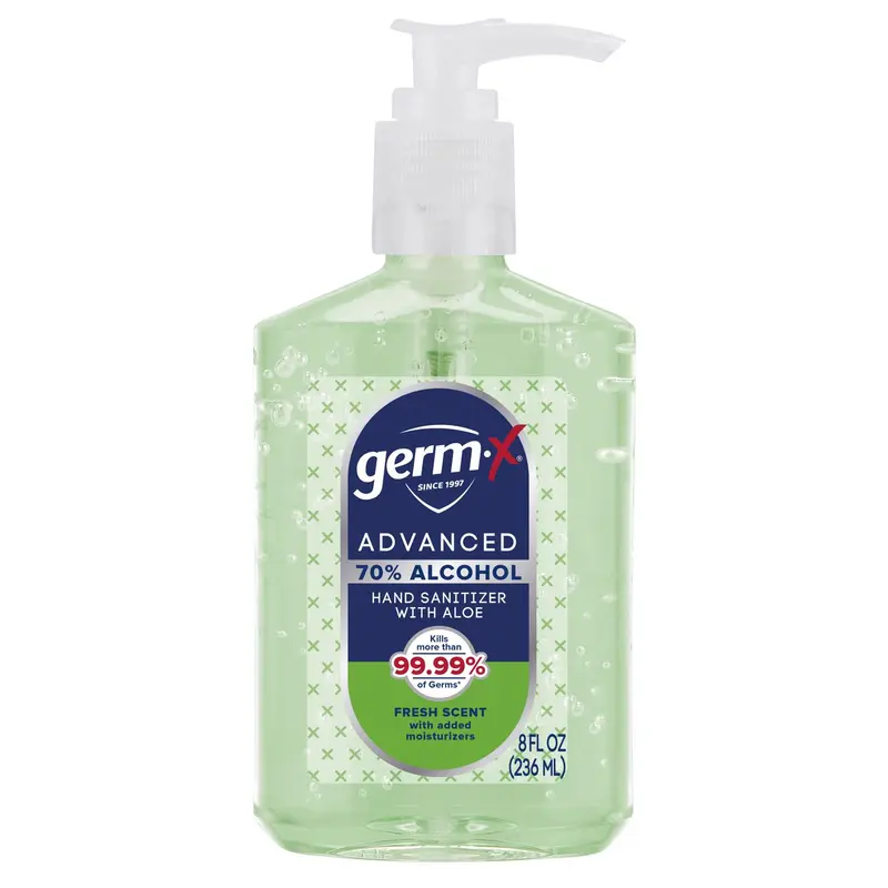 Germ-X Aloe Vera Scent Liquid Advanced Hand Sanitizer 8 fl. oz. (Pack of 6) - Deal of The Week