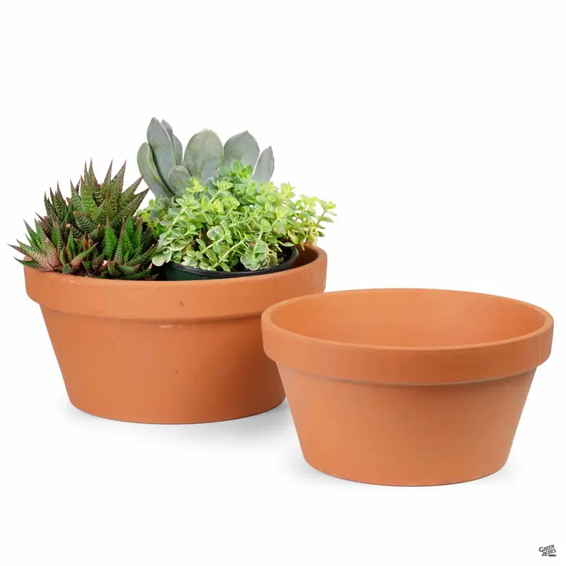German Bulb Pan Terracotta