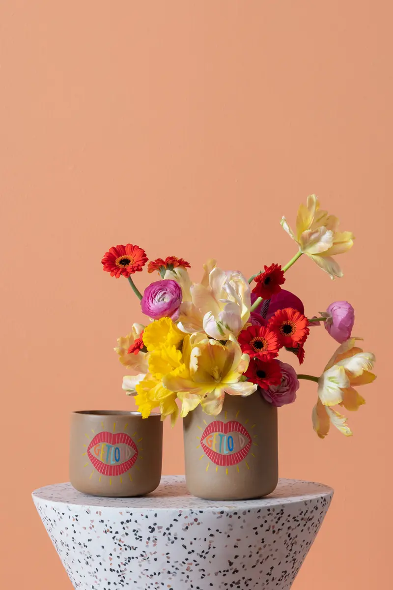 Get Loud Pot Set of 8 By Accent Decor
