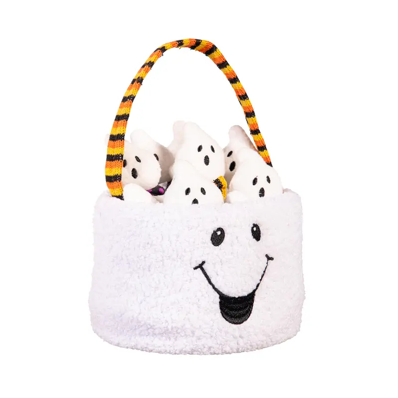 Ghost Fabric Basket with Ghost Hanging Decor Set