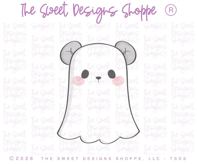 Ghost Simple Bear - Cookie Cutter