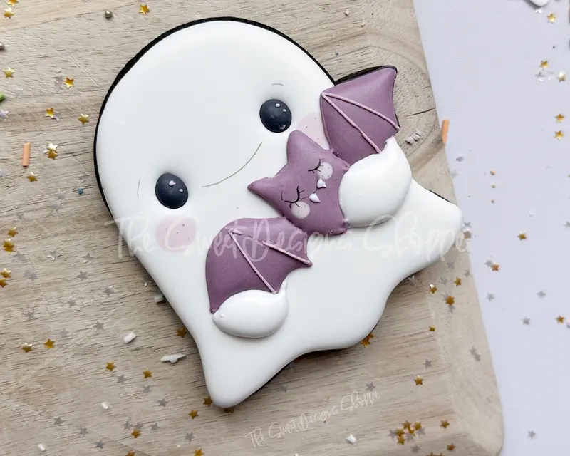 Ghost with Bat Plush - Cookie Cutter
