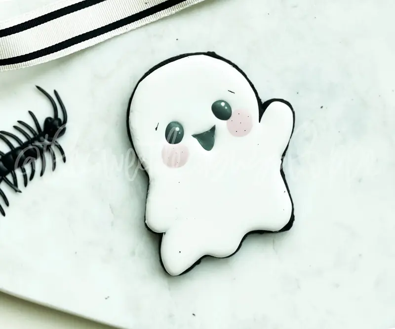 Ghost with Hand Up - Cookie Cutter