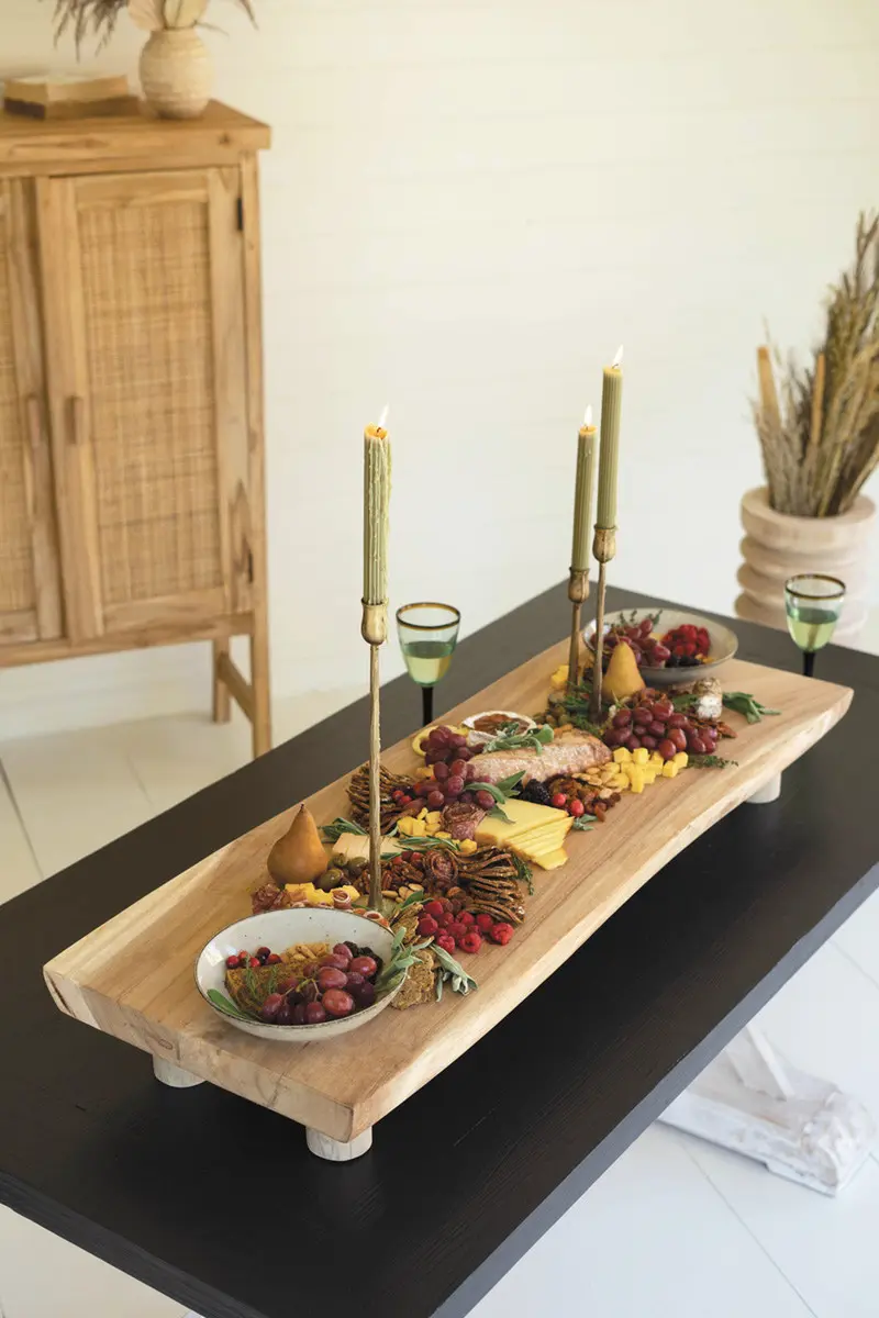 Giant Acacia Wood Charcuterie Board By Kalalou