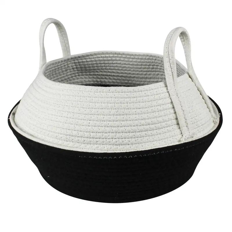 Gideon Collapsible Cotton Basket By HomArt