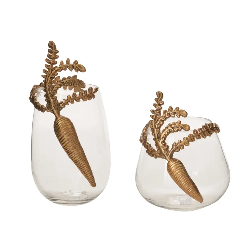 Gilded Carrot Collection Set of 2 By Accent Decor