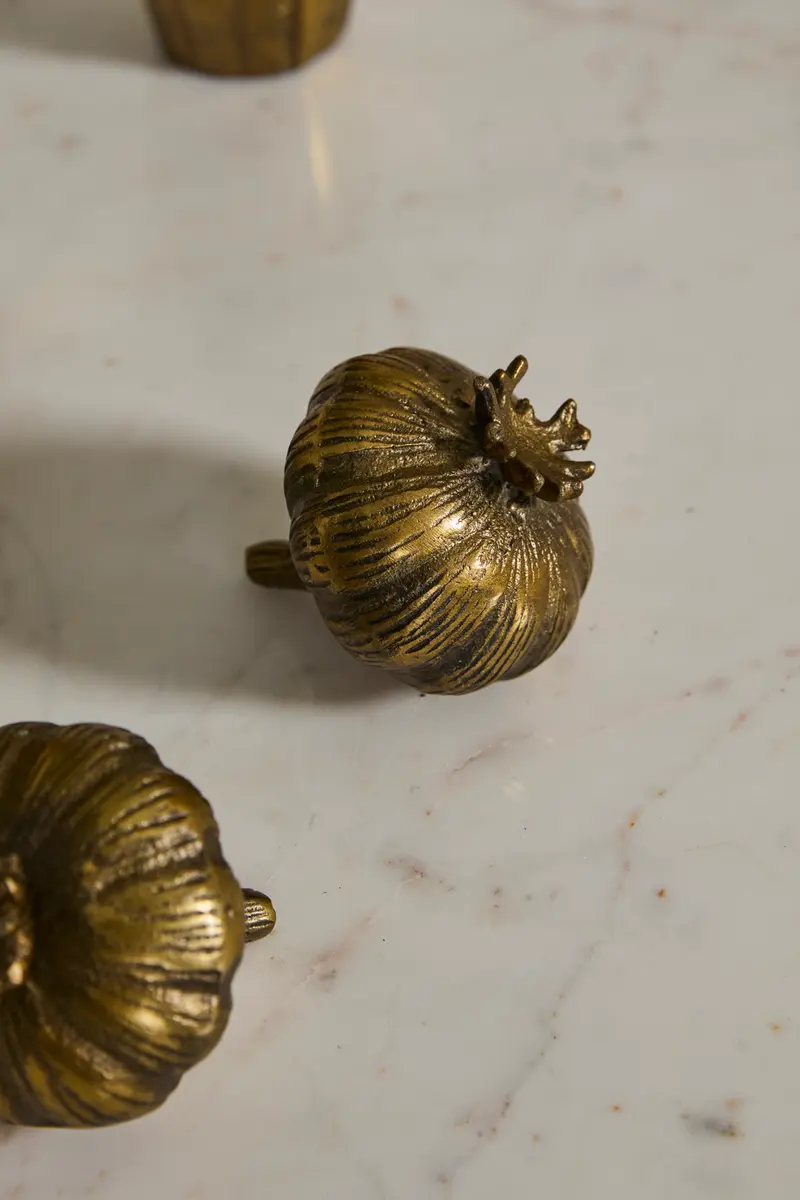 Gilded Veggies Set of 4 By Accent Decor