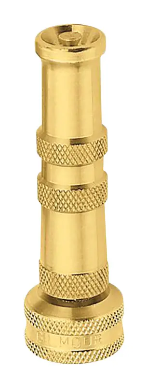 Gilmour Adjustable Twist Brass Heavy-Duty Hose Nozzle - Deal of The Week