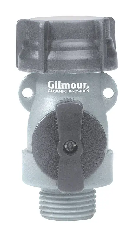 Gilmour Polymer Threaded Male Hose Shut-off Valve - Open Box