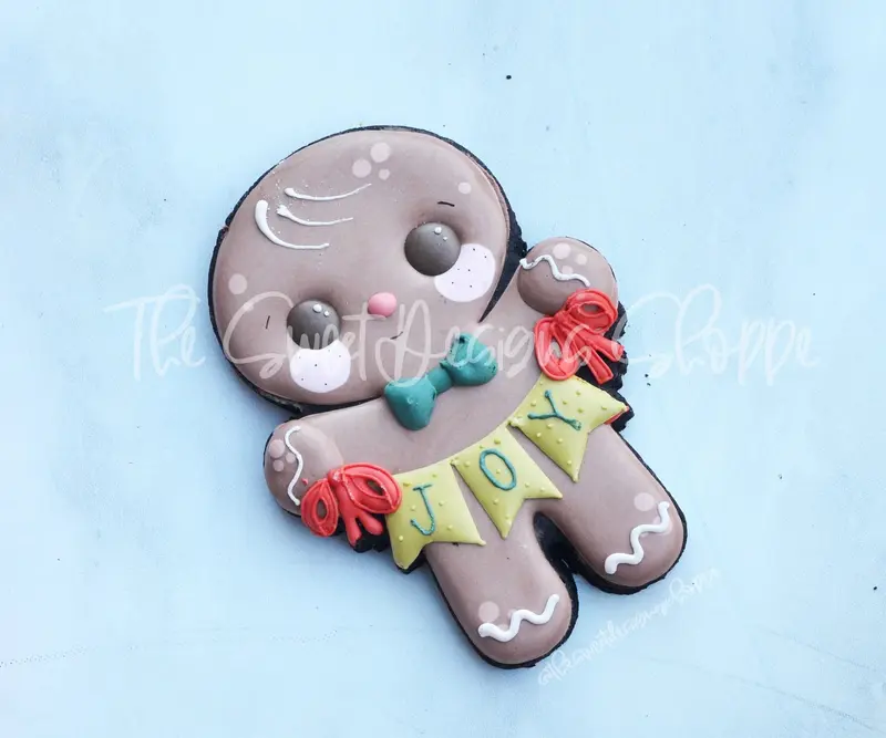 Gingerboy with Bunting - Cookie Cutter
