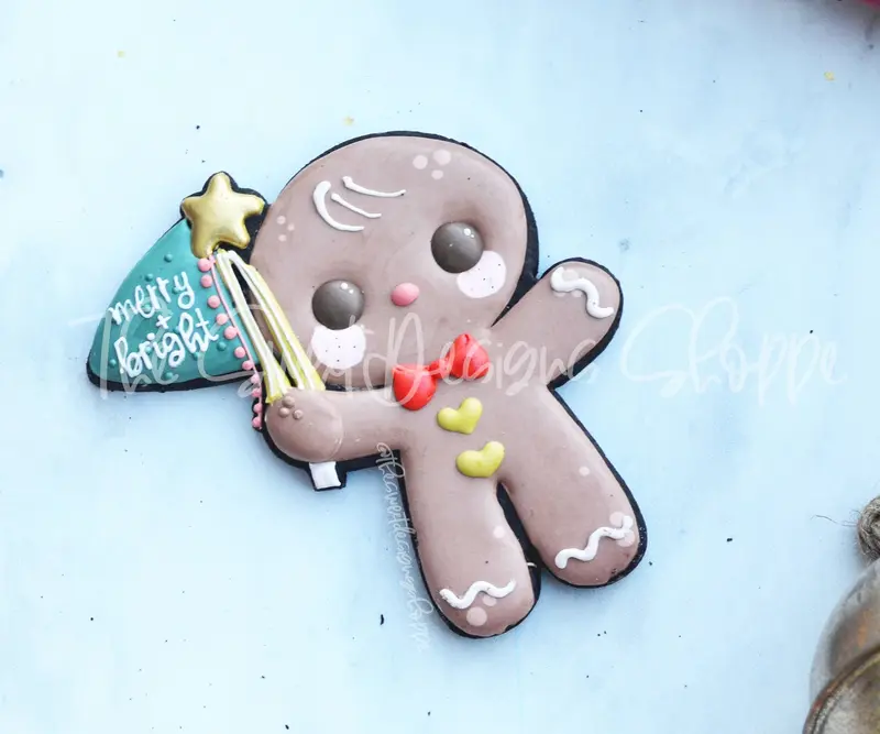 Gingerboy with Flag - Cookie Cutter