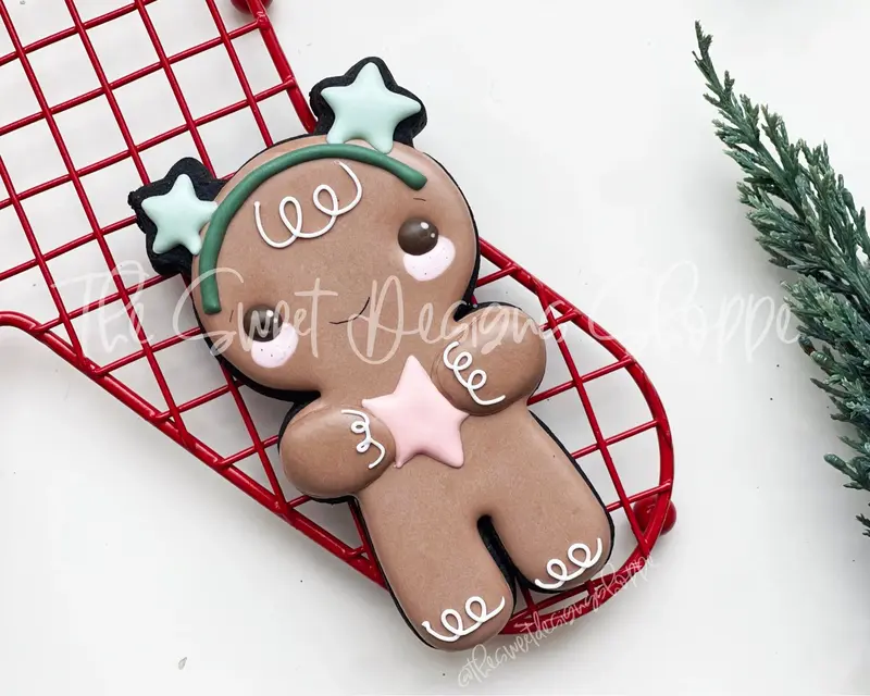 Gingerboy with Stars- Cookie Cutter