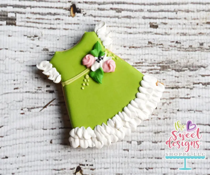 Girl Dress with Ruffles - Cookie Cutter