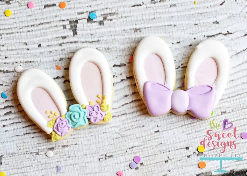 Girly Bunny Ears - Cookie Cutter