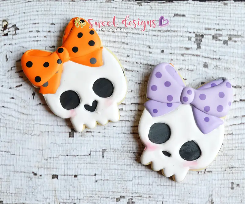 Girly Skull - Cookie Cutter