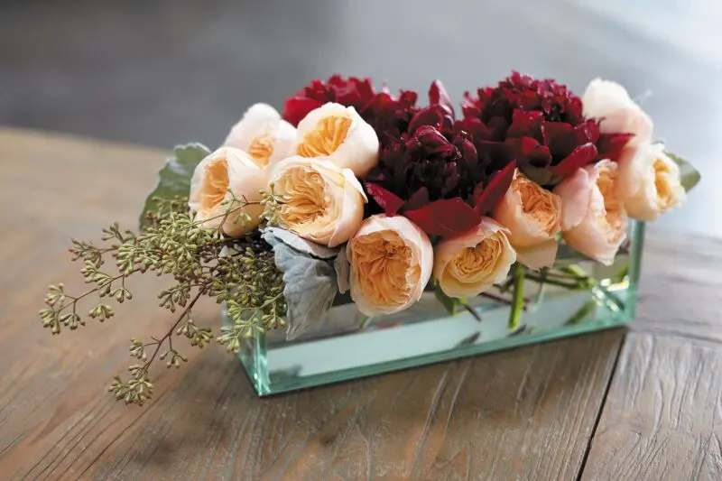 Glass Plate Planter 24"x 4"x 4" By Accent Decor