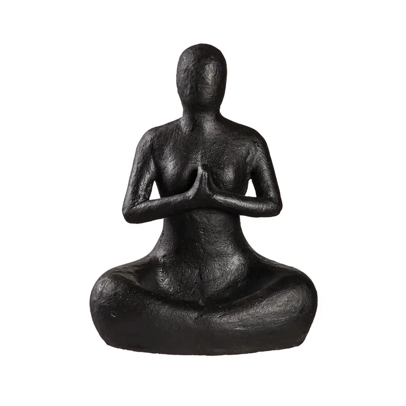 Glass Reinforce Cement Clasped Hands Budha