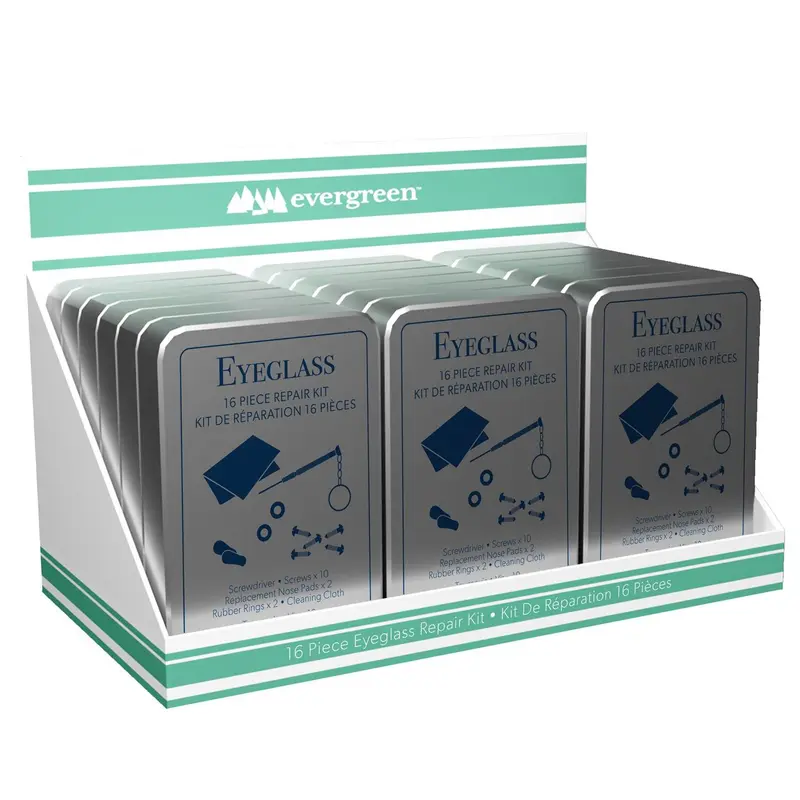 Glasses Repair Kit with Tin Box, CDU
