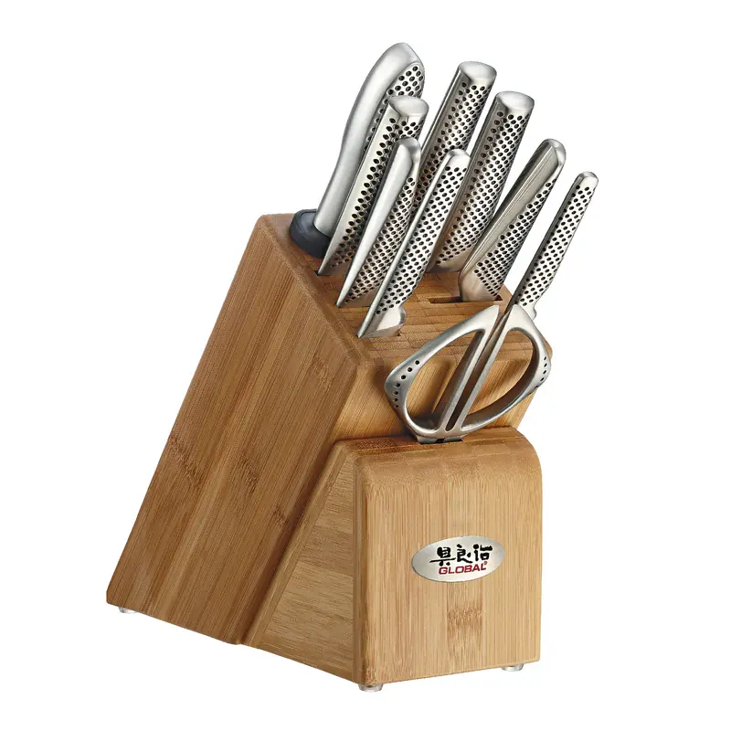 Global Classic 10-Piece Knife Block Set