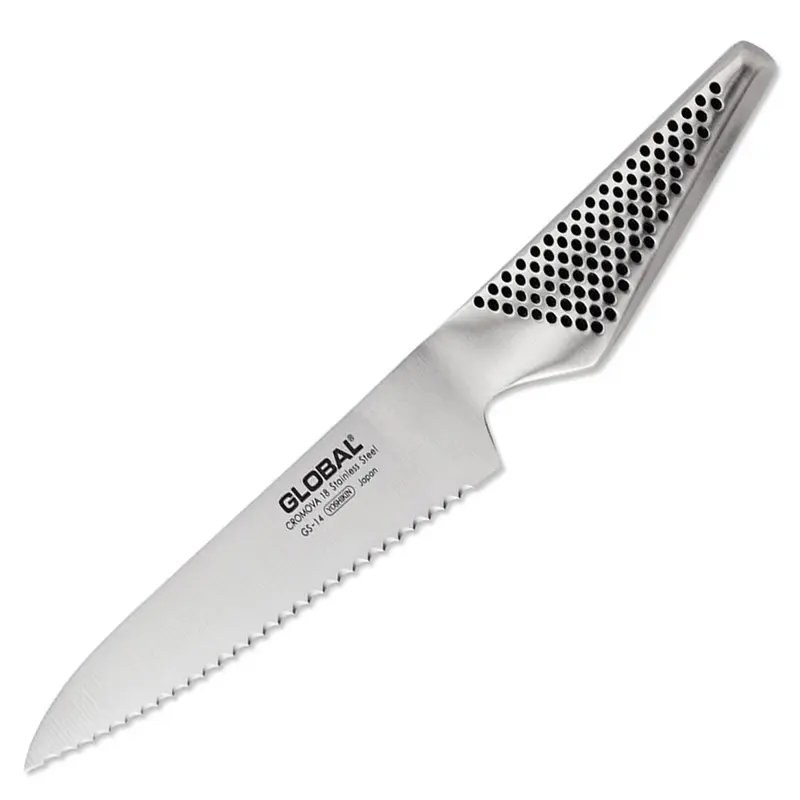 Global Gs 6'' Serrated Utility Scallop Knife