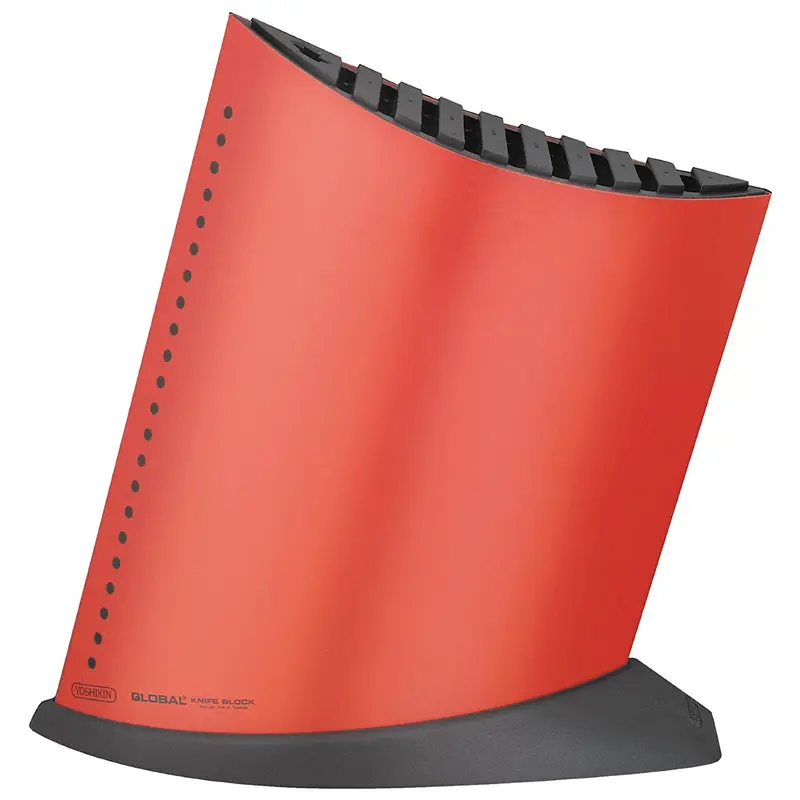 Global Ship Shape Knife Block - Red