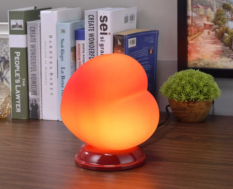 Glowing Heart Shaped Table Lamp By Homeroots
