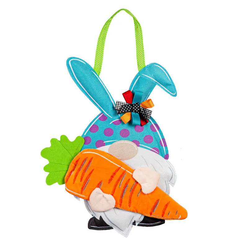 Gnome Bunny Door Decor,2dhb2366