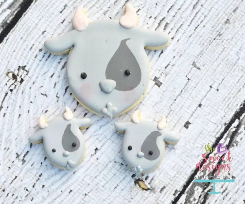 Goat Face v2- Cookie Cutter