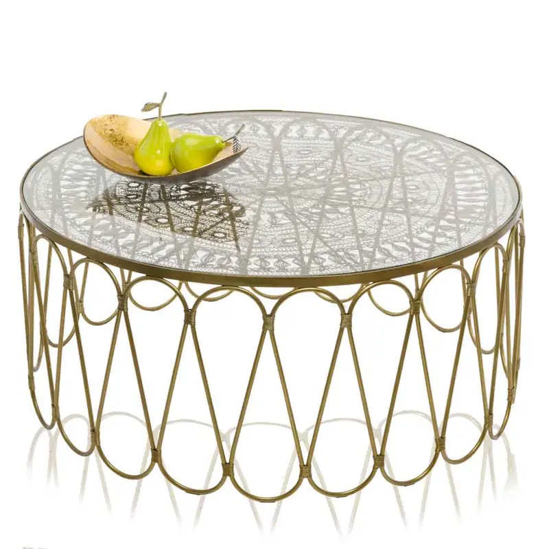 Gold And Bronze Metal Oblong Tray By Homeroots