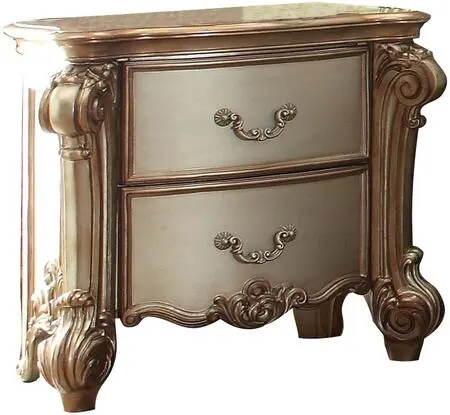 Gold Patina Bone Patina Nightstand By Homeroots