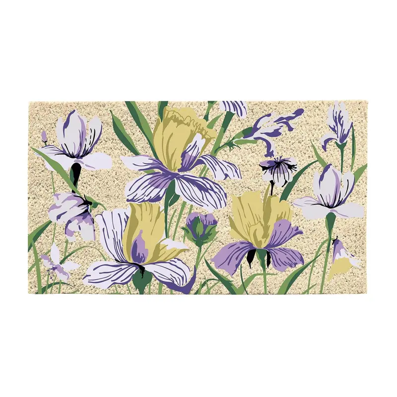 Golden Lilac Coir Mat