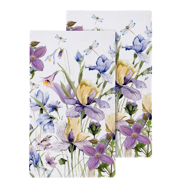 Golden Lilac Quick Dry Kitchen Towel, 18" x 30"