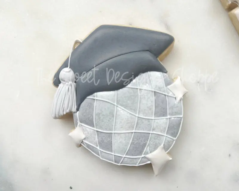 Grad Disco Ball - Cookie Cutter