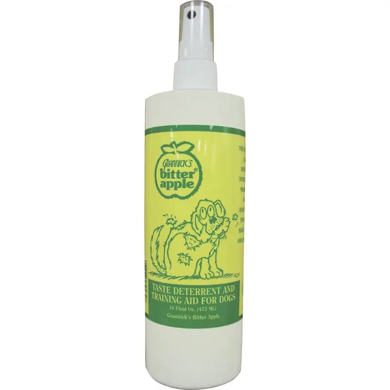 Grannick's Bitter Apple Spray 16 oz – Taste Deterrent to Prevent Chewing Biting and Excessive Licking