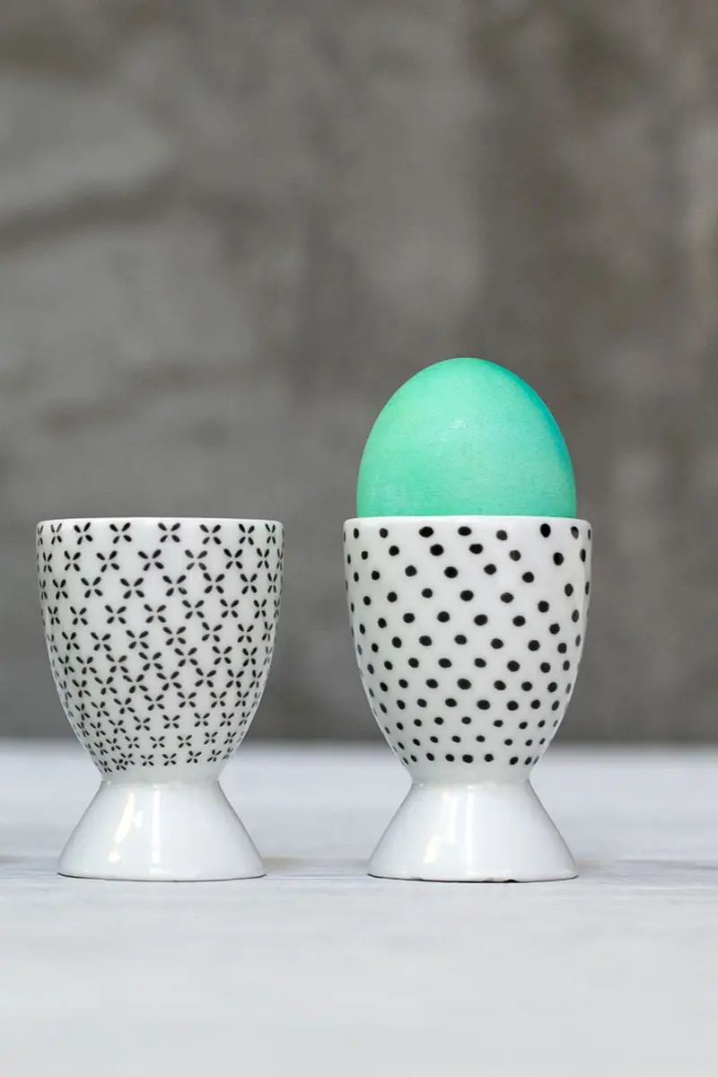Graphic Egg Cup Set of 12 By Accent Decor