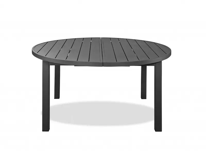 Gray Aluminum Dining Table By Homeroots