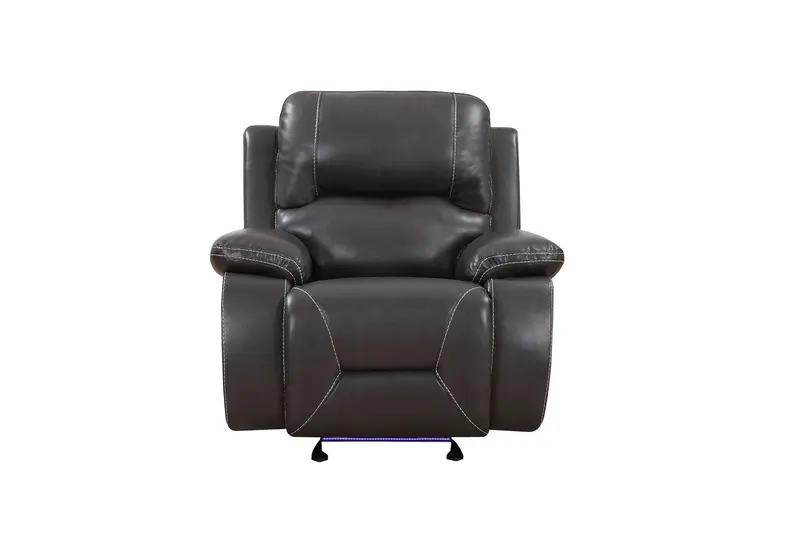 Gray Power Reclining Chair By Homeroots - 366343