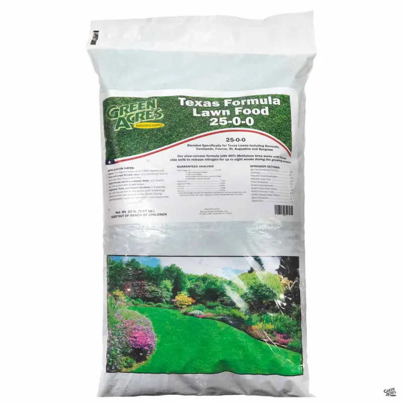 Green Acres Nursery & Supply® Texas Formula Lawn Food 25-0-0 Fertilizer