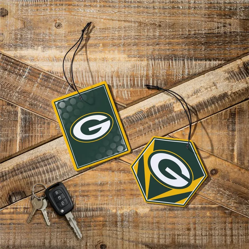 Green Bay Packers Air Freshener, Set of 2