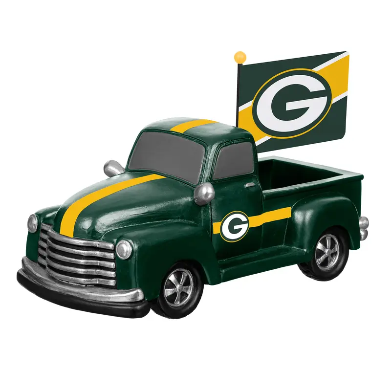 Green Bay Packers Rally Truck Statue