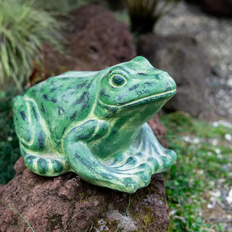 Green Frog Set of 2 By Garden Age Supply