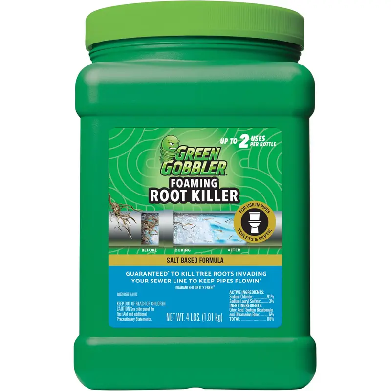 Green Gobbler Crystals Root Killer 64 oz (Pack of 4)